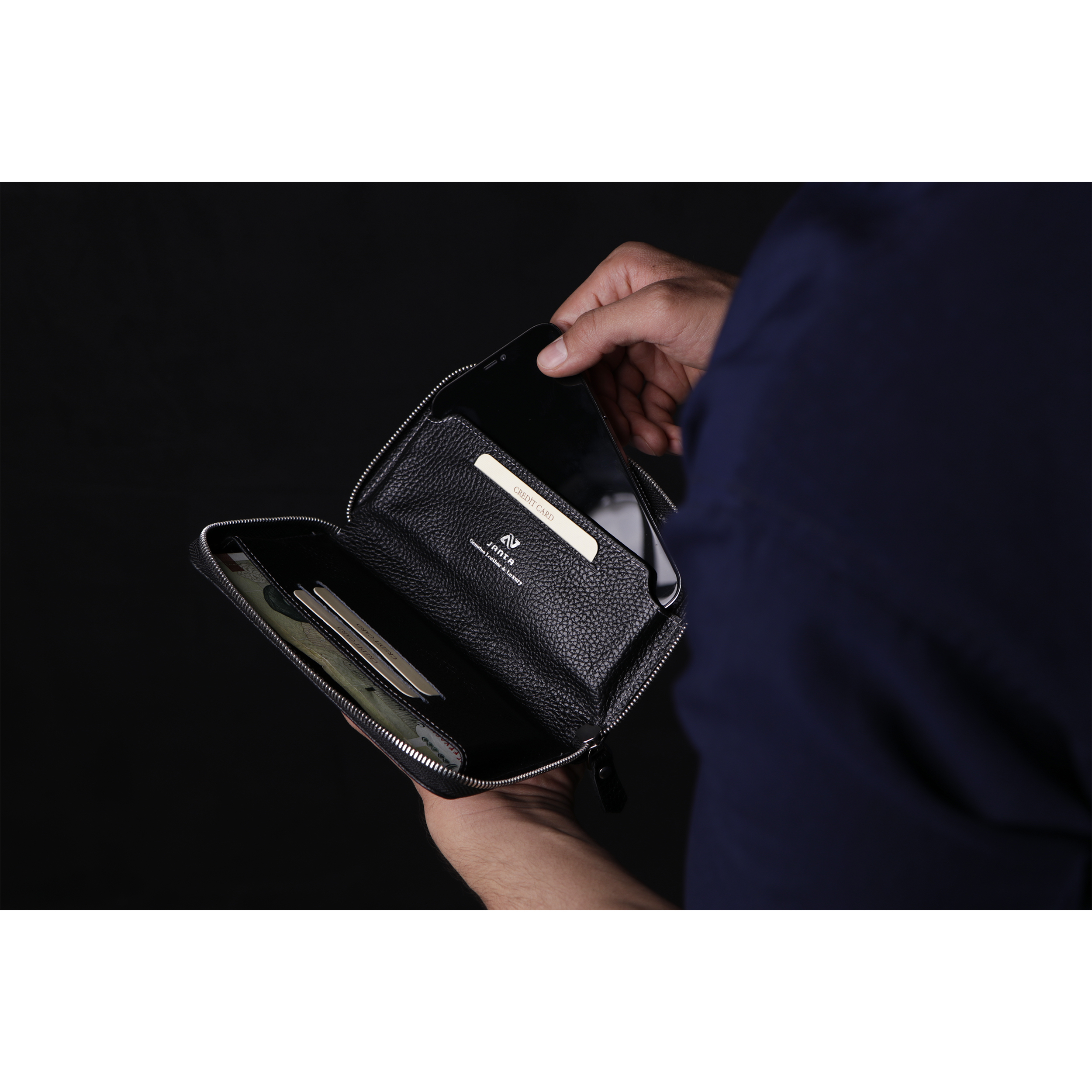 کیف پول چرم جانتا مدل 144