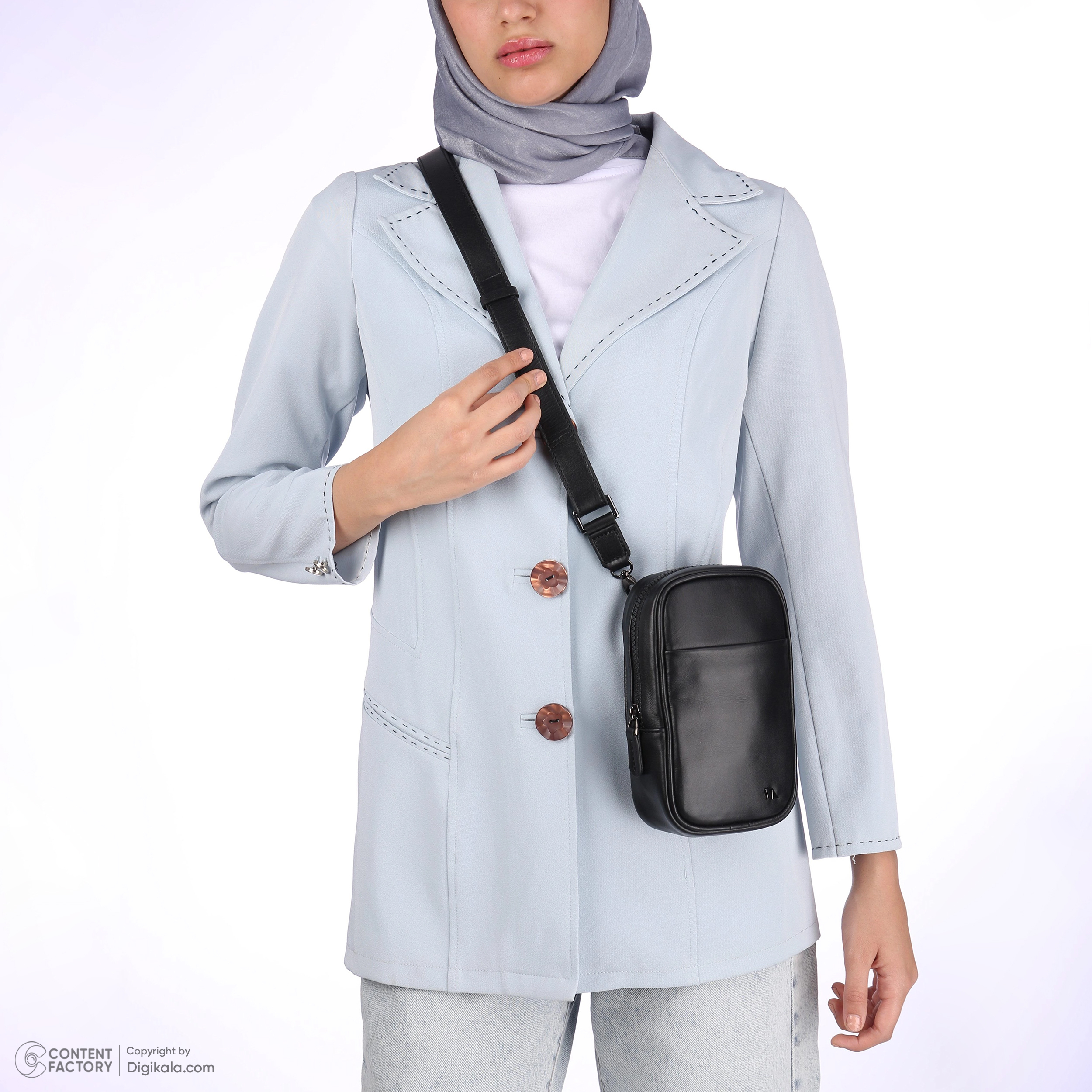 کیف رودوشی زنانه چرم مشهد مدل X5503-001