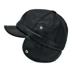 کلاه مردانه مدل چرم گوشدارset.5874