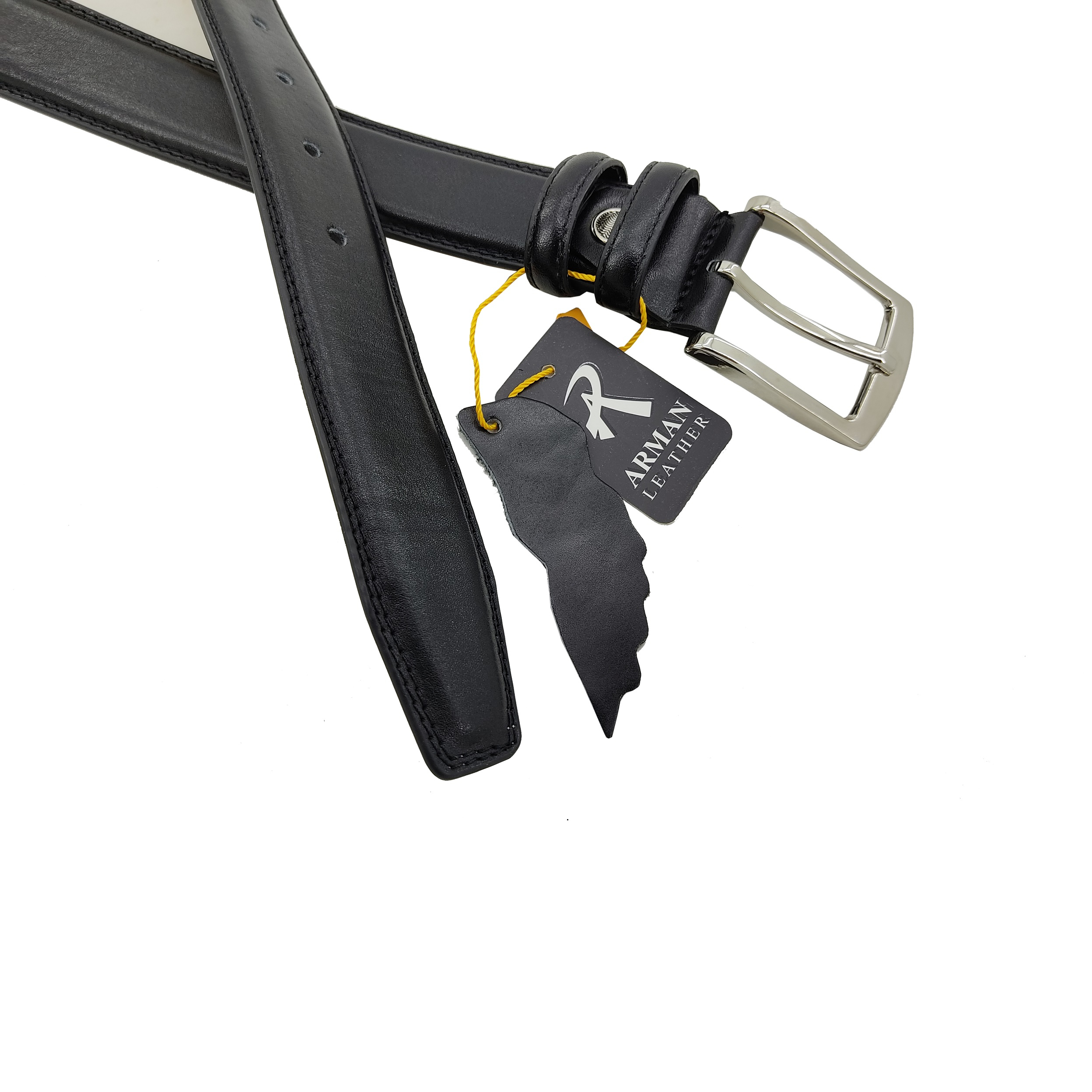 کمربند مردانه چرم آرمان مدل 207