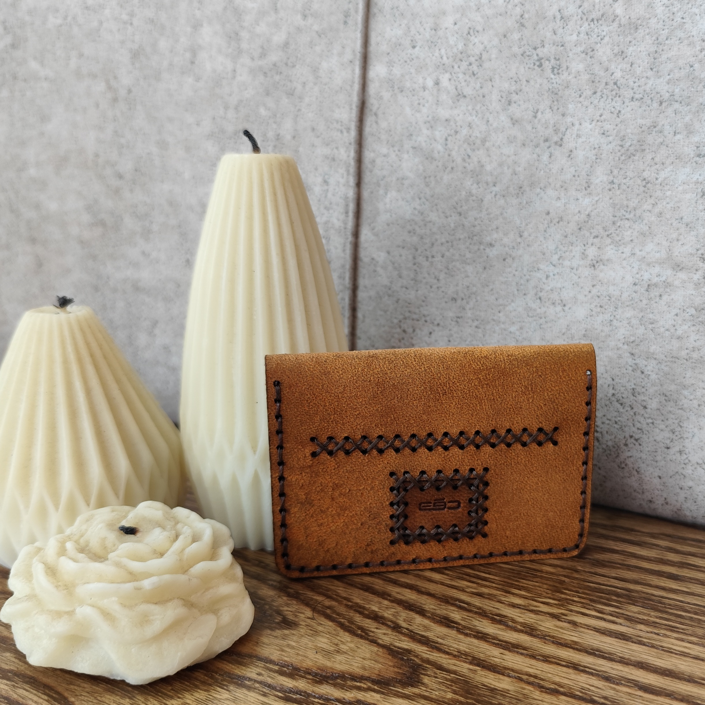 ست هدیه مدل چرم طبیعی بزی دقت ترنج NG-3