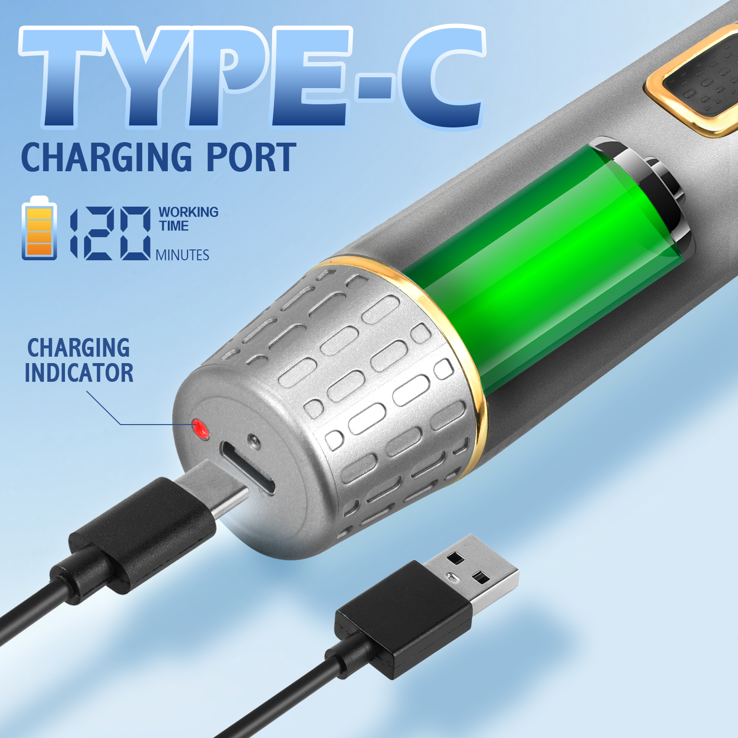 موزن گوش و بینی و ابرو شارژی دیناواری مدل D-598