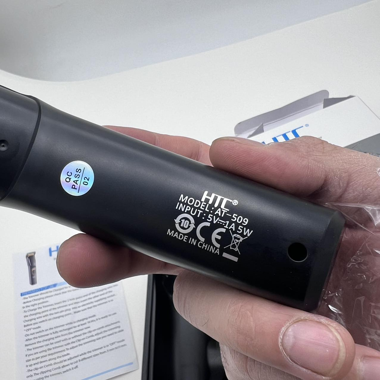 ماشین اصلاح موی سر و صورت اچ تی سی مدل AT-509