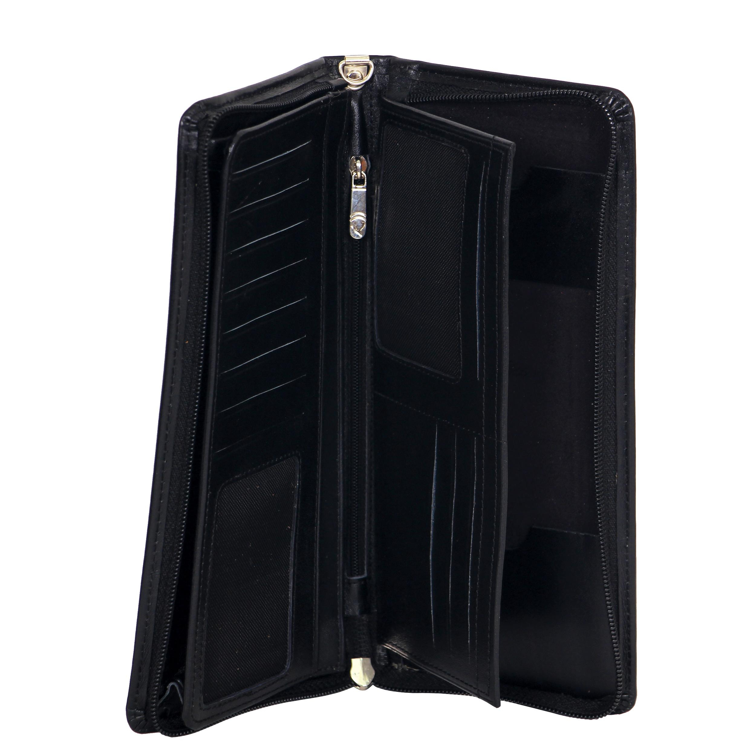 کیف دسته چک چرم بارز مدل DM76