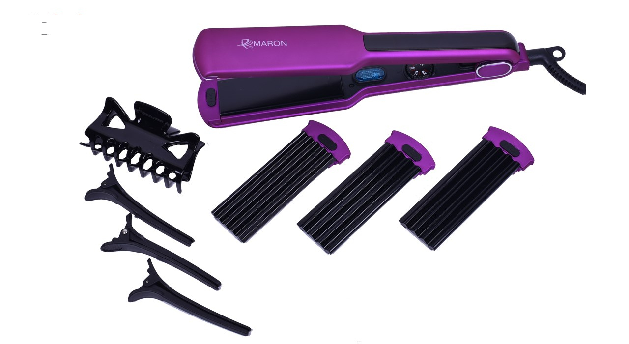 اتو مو تیتانیوم چهار کاره حرفه ای پرومارون مدل RL-1109