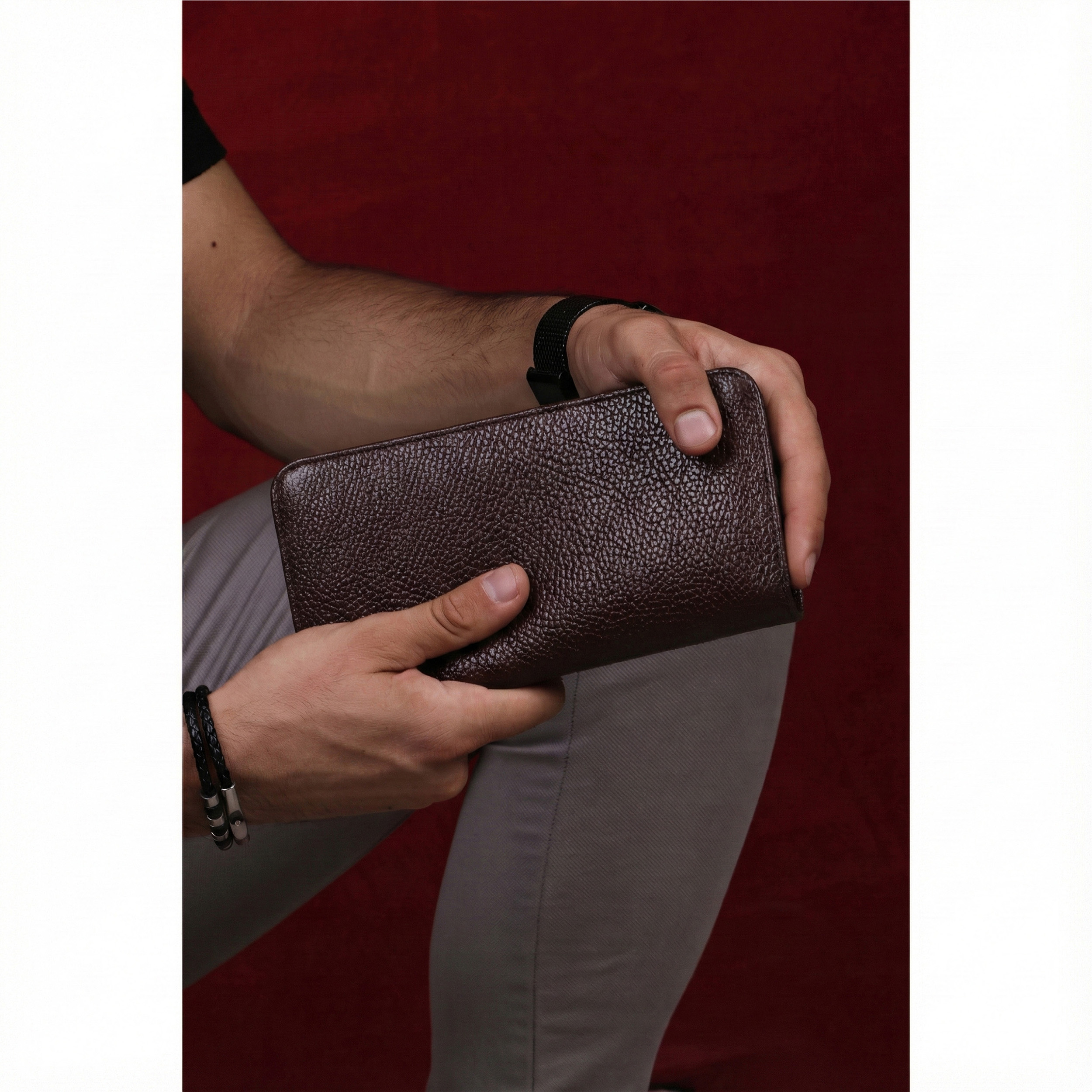 کیف پول چرم روگا مدل 109