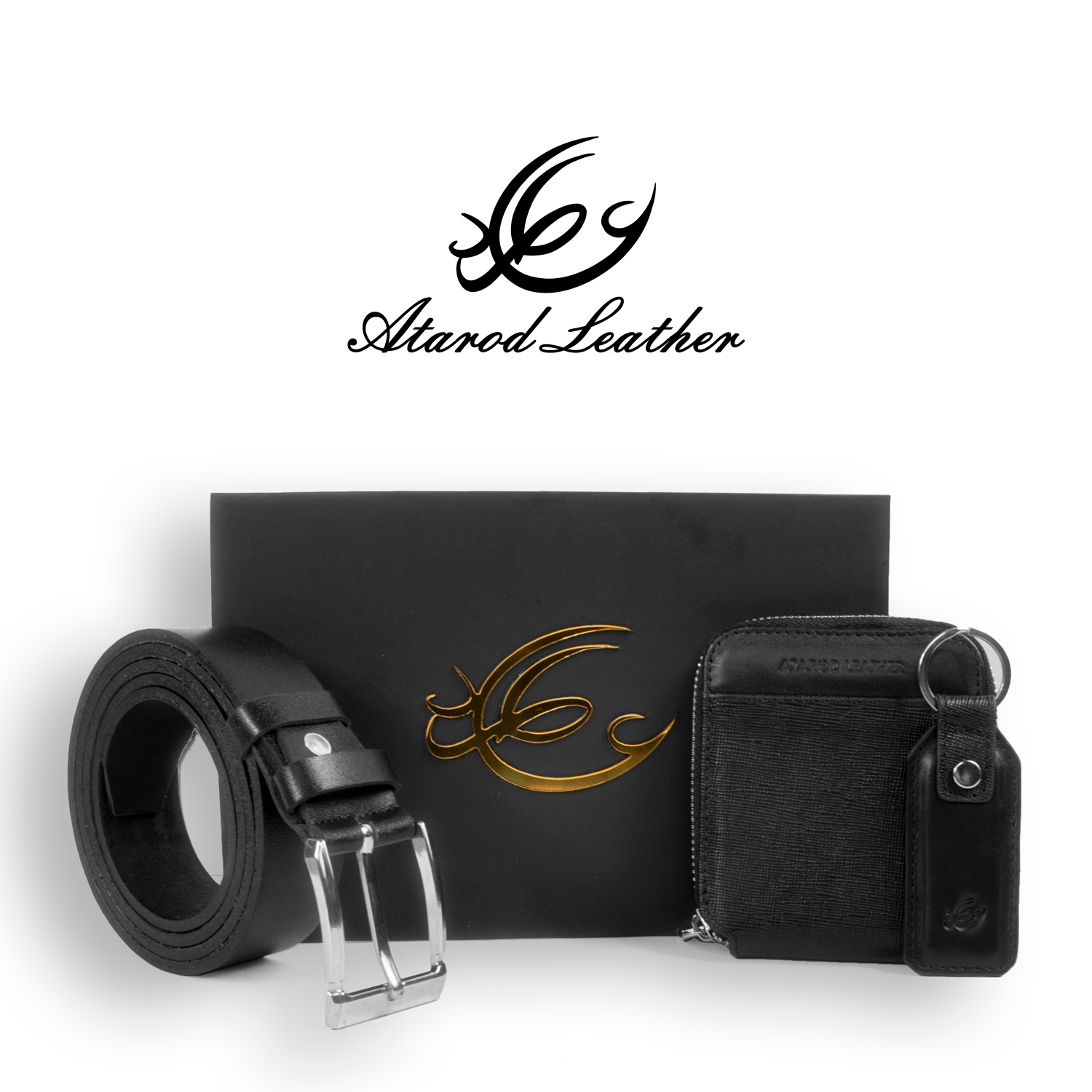 ست هدیه چرم عطارد مدل چرم طبیعی کد A71