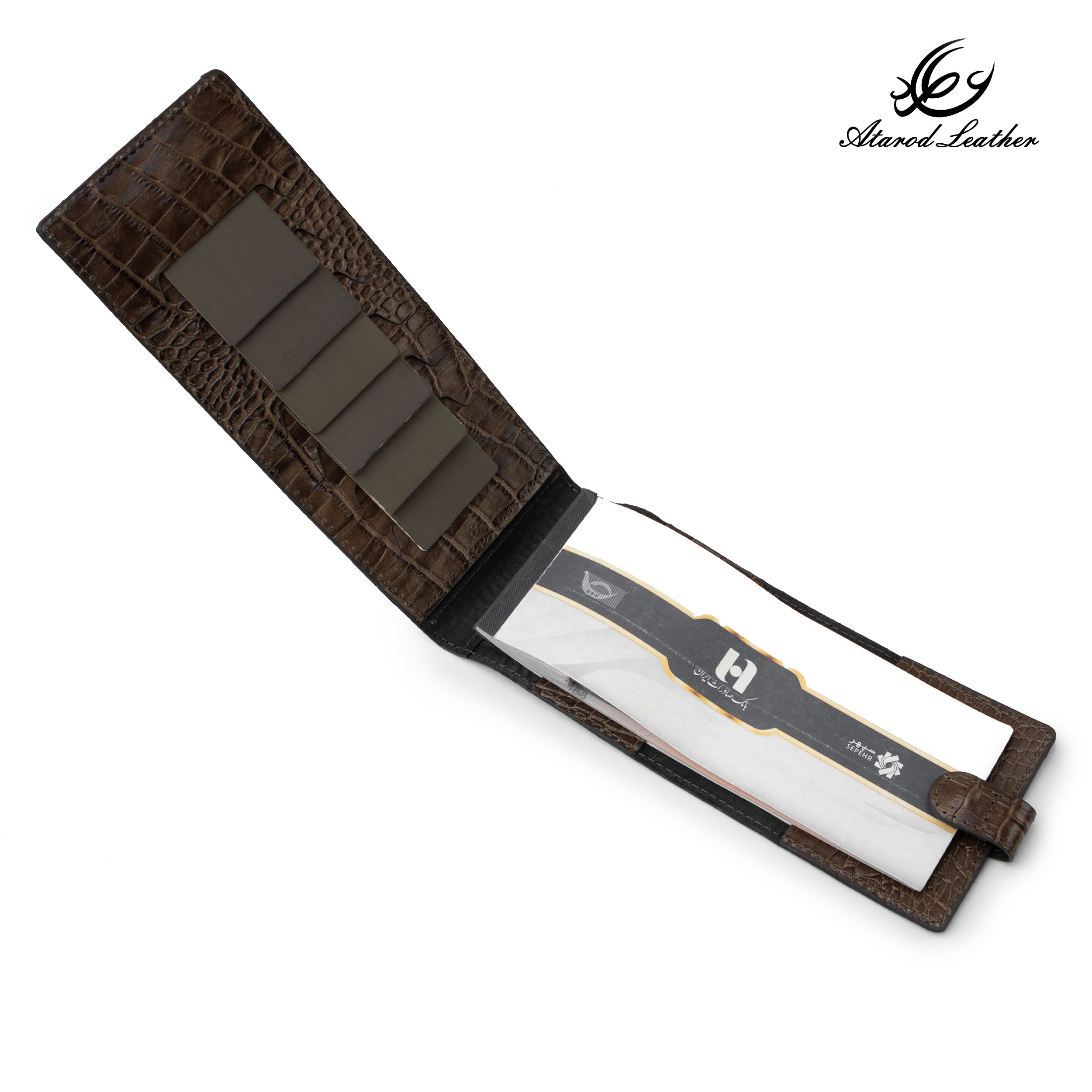 کیف دسته چک چرم عطارد مدل چرم طبیعی کد k66