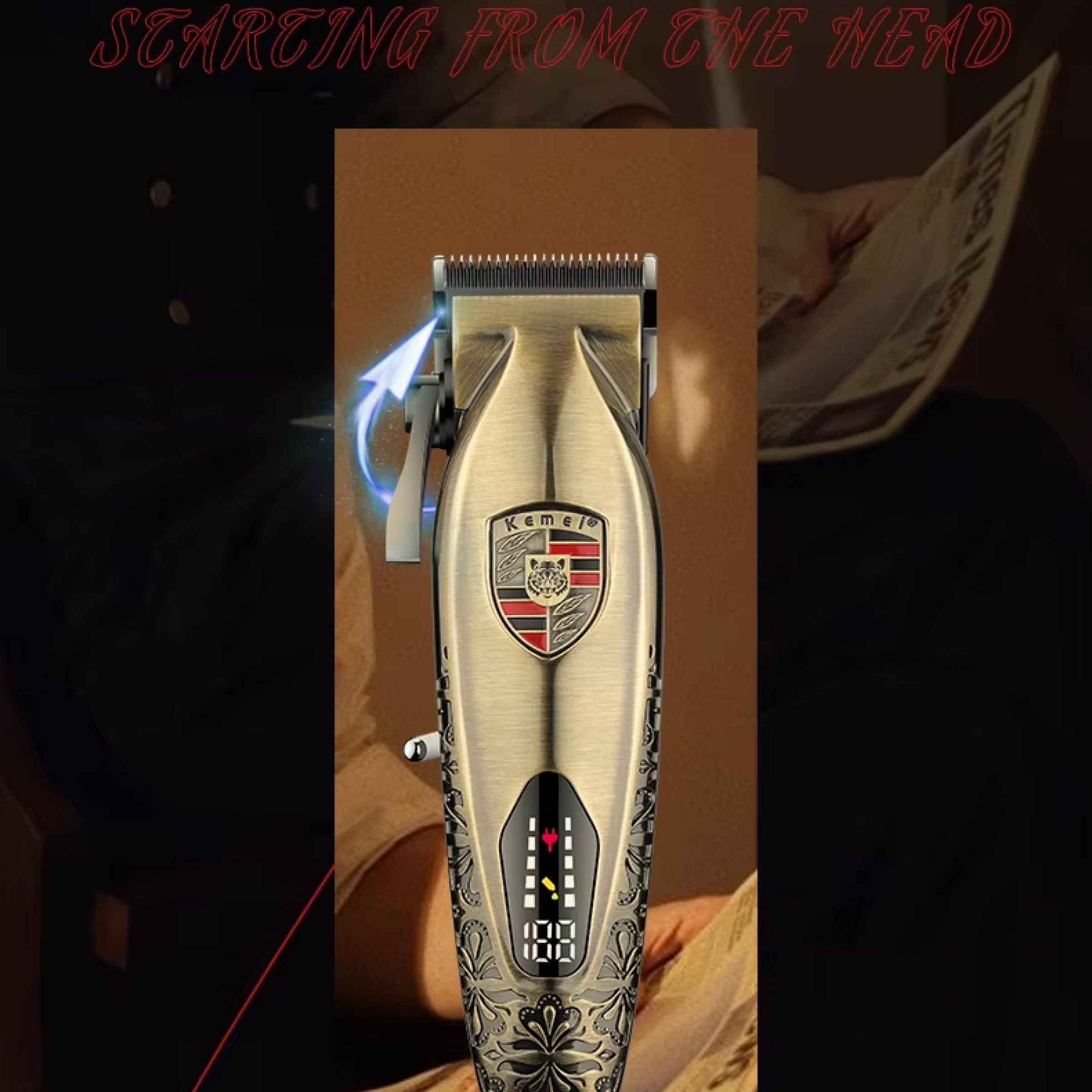 ماشین اصلاح موی سر و صورت کیمی مدل KM-2360 مجموعه 3 عددی