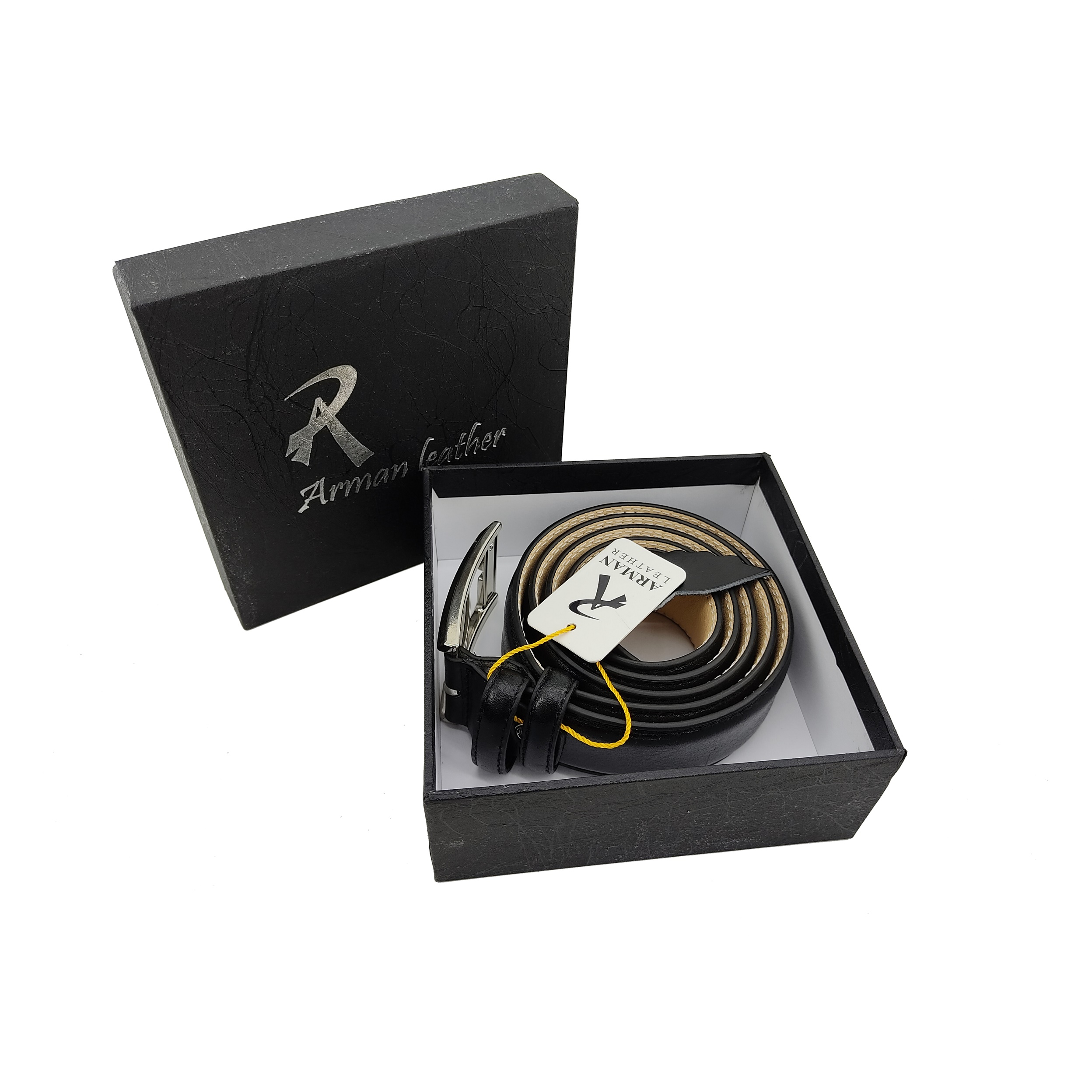 کمربند مردانه چرم آرمان مدل 207