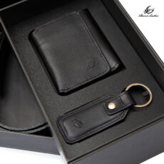ست هدیه مردانه چرم عطارد مدل چرم طبیعی کد A122