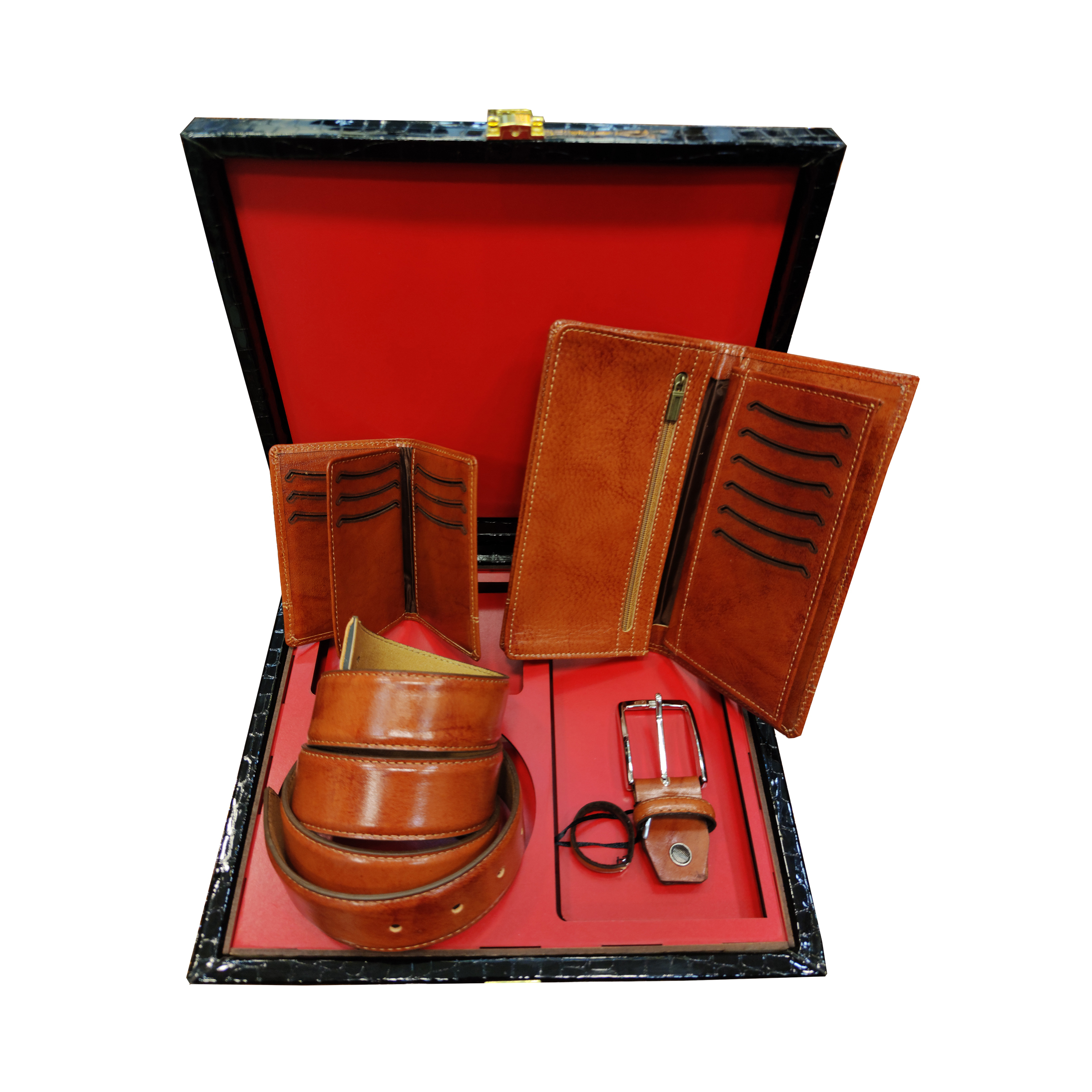 ست هدیه مردانه رایا مدل چرم طبیعی s01 کد 11556712