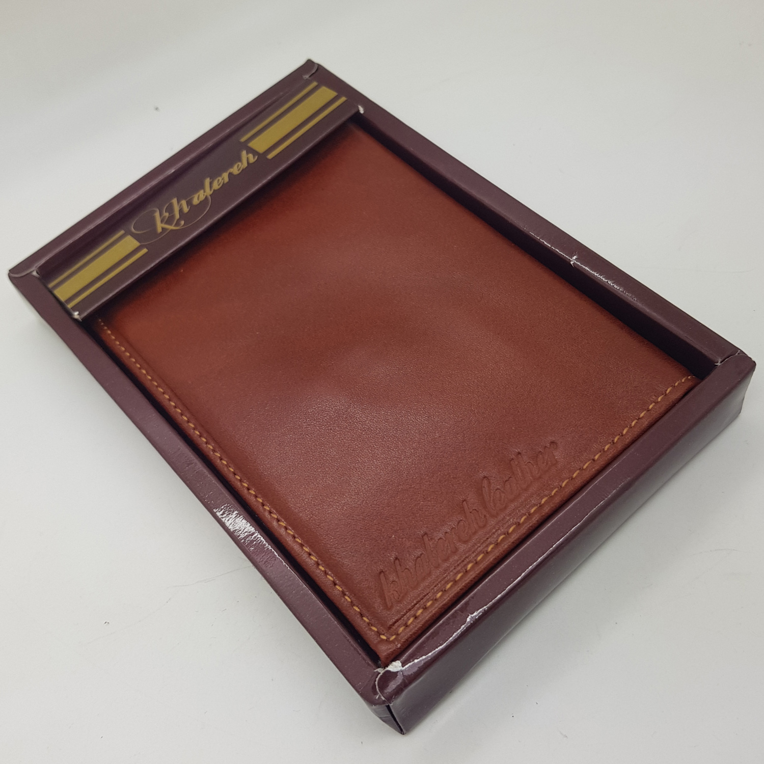 کیف پول مردانه چرم خاطره مدل mp222