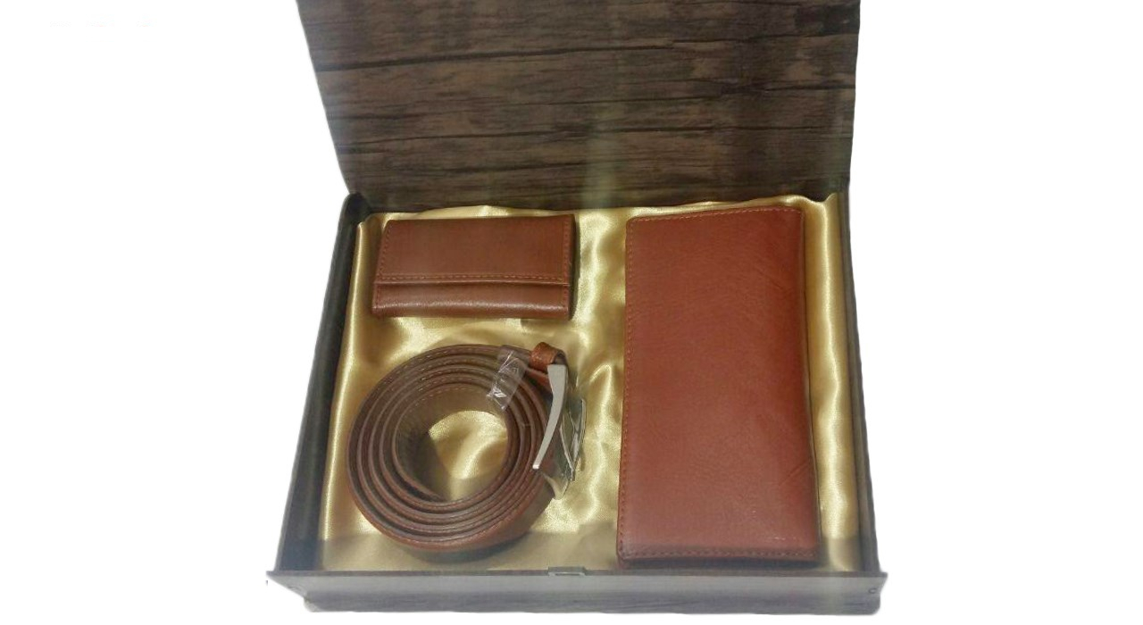 ست هدیه چرم طبیعی چرم ناب کد set-301