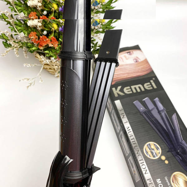 اتو و حالت دهنده ی مو کیمی مدل Km-988