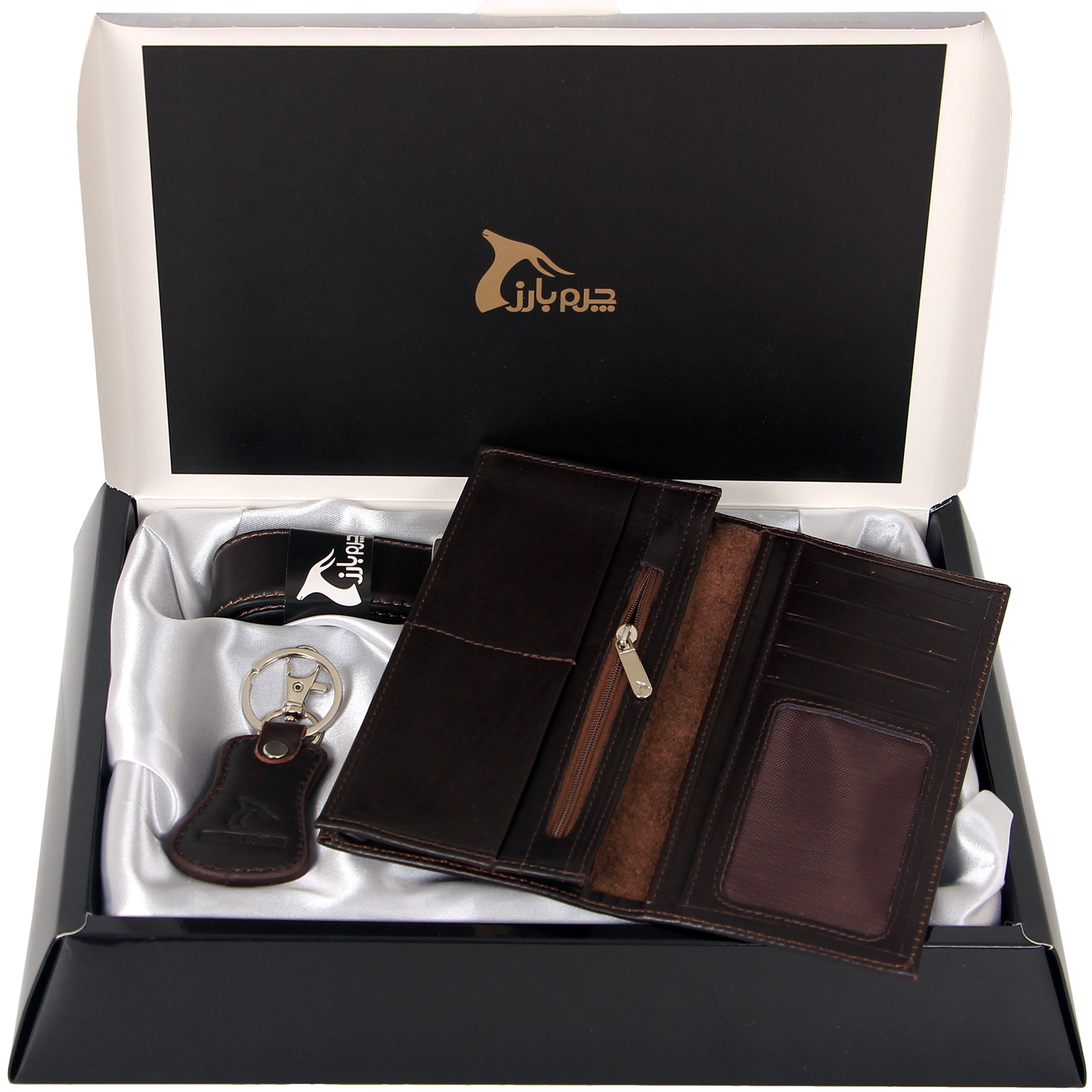 ست هدیه مردانه چرم بارز مدل DS61