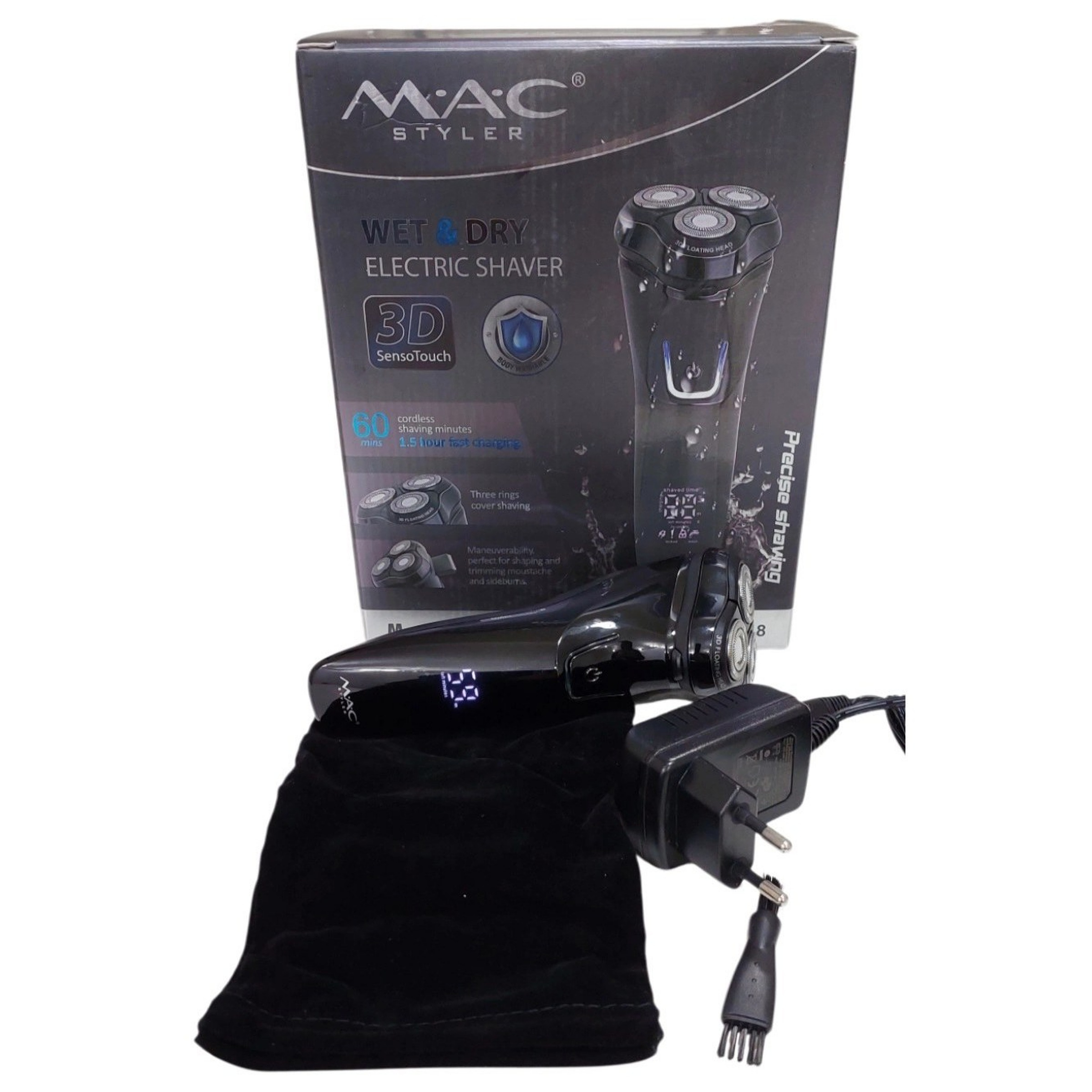 ست ماشین اصلاح موی صورت و بدن مک استایلر مدل mc-8818