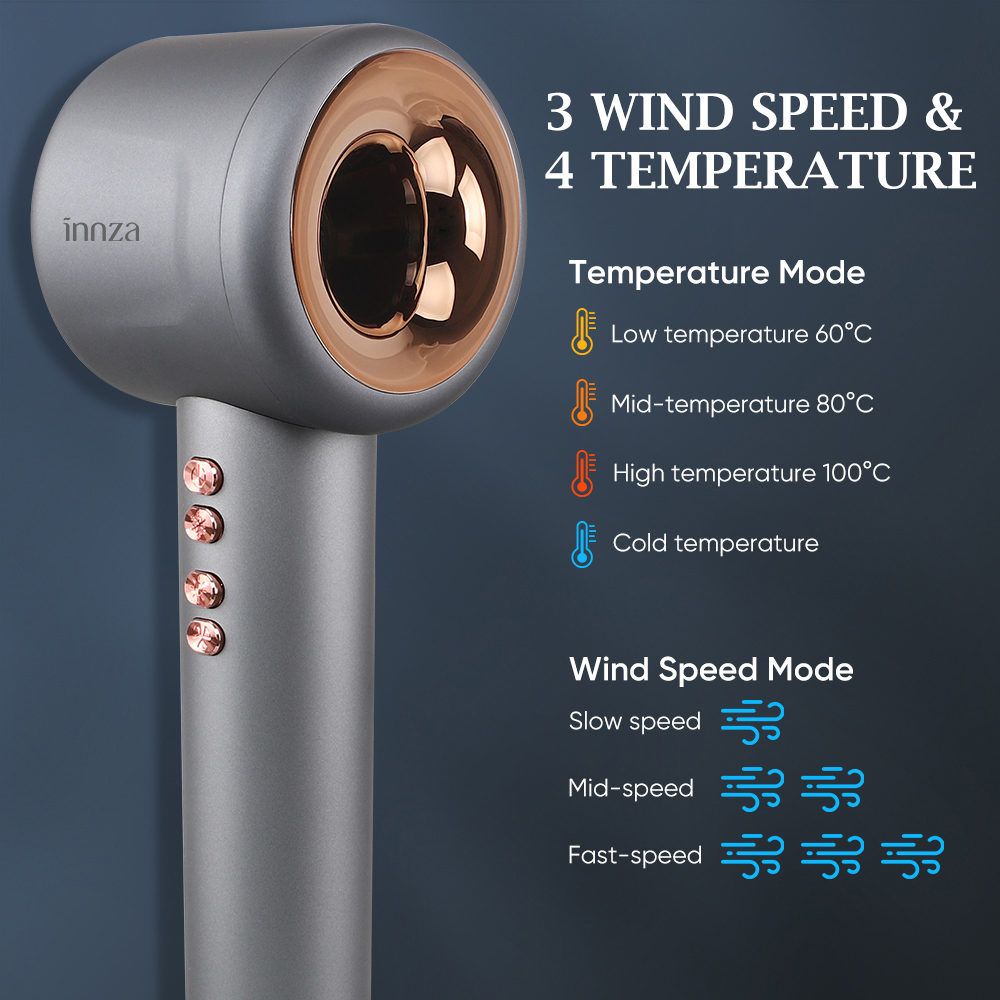 سشوار حرفه‌ای 2000 وات اینزا مدل Elaria