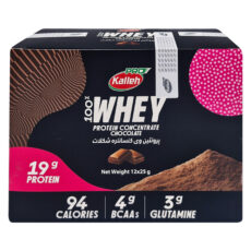 پودر پروتئین وی با طعم شکلاتی کاله پرو – 400 گرم بسته 12 عددی
