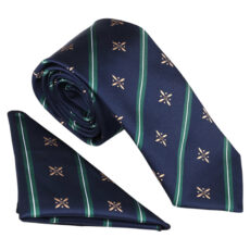ست کراوات و دستمال جیب مردانه نسن مدل V6