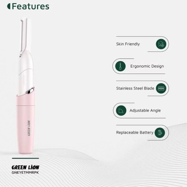 ماشین اصلاح موی صورت و بدن بانوان گرین لاین مدل GNEYETMMR