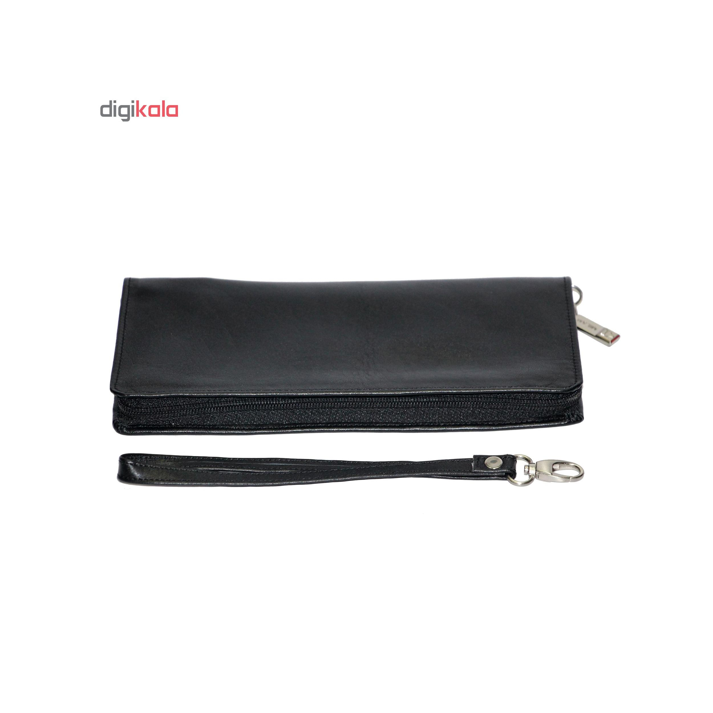 کیف دسته چک چرم بارز مدل DM76