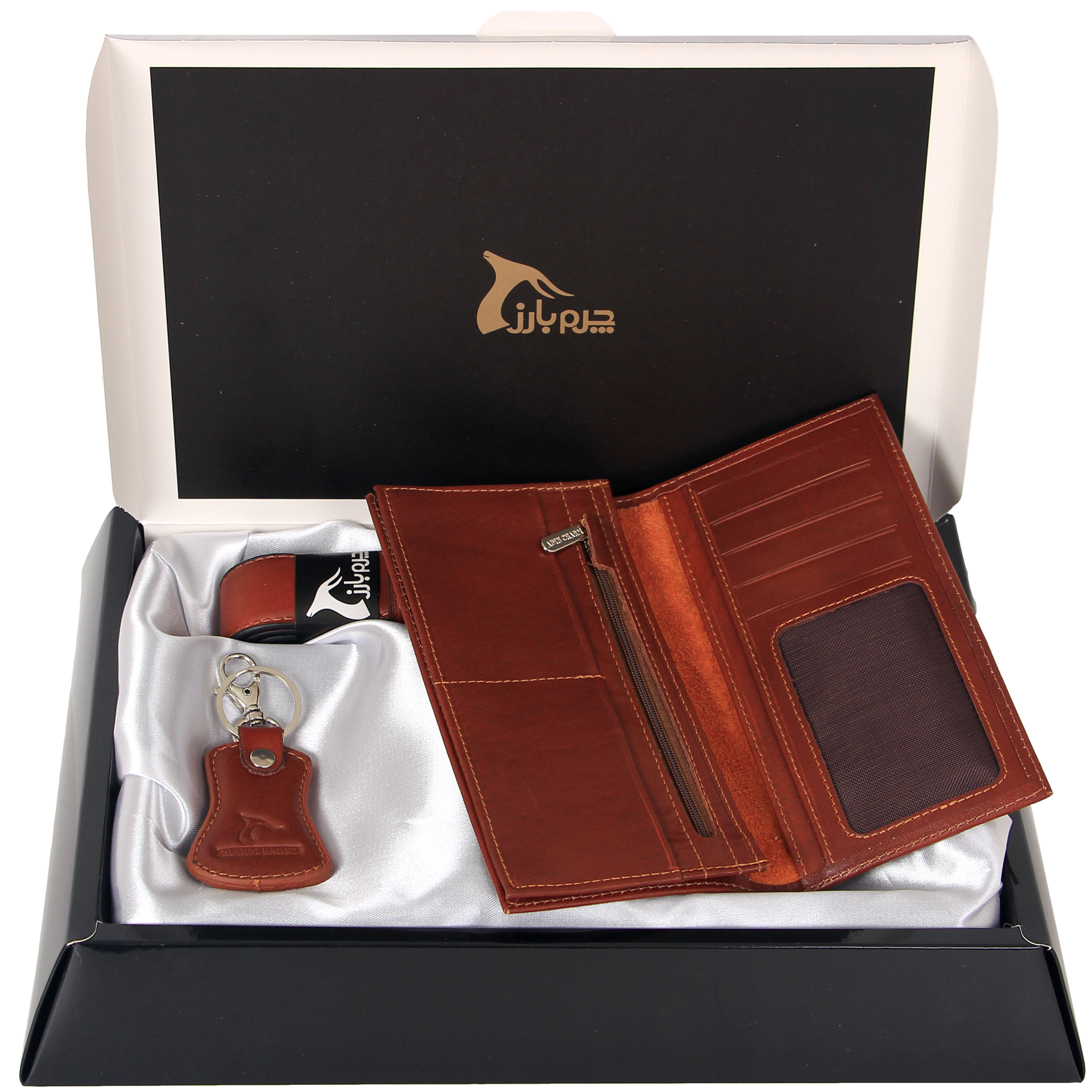 ست هدیه مردانه چرم بارز مدل DS61