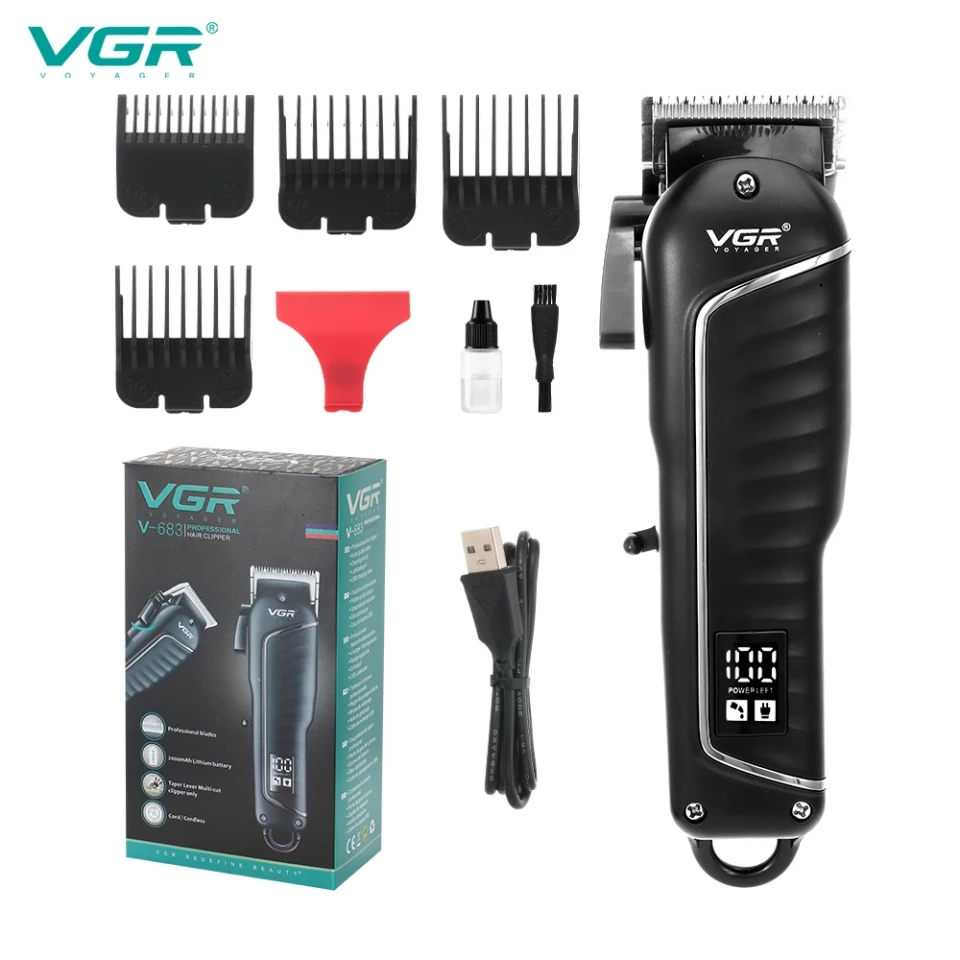 ماشین اصلاح موی سر و صورت وی جی ار مدل V-683