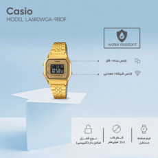 ساعت مچی دیجیتال زنانه کاسیو مدل LA680WGA-9BDF
