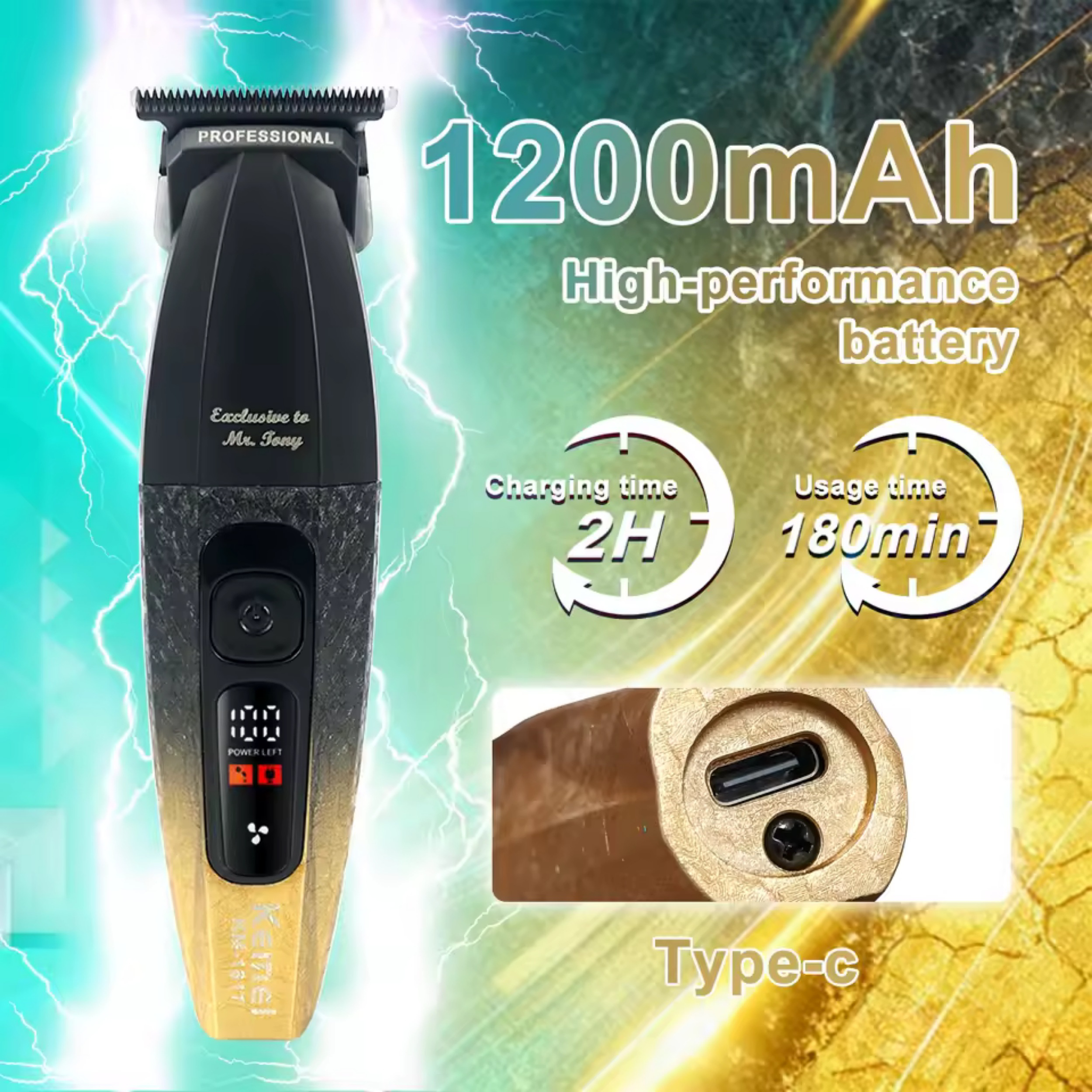 ماشین اصلاح موی سر و صورت شارژی کیمی مدل km-1817