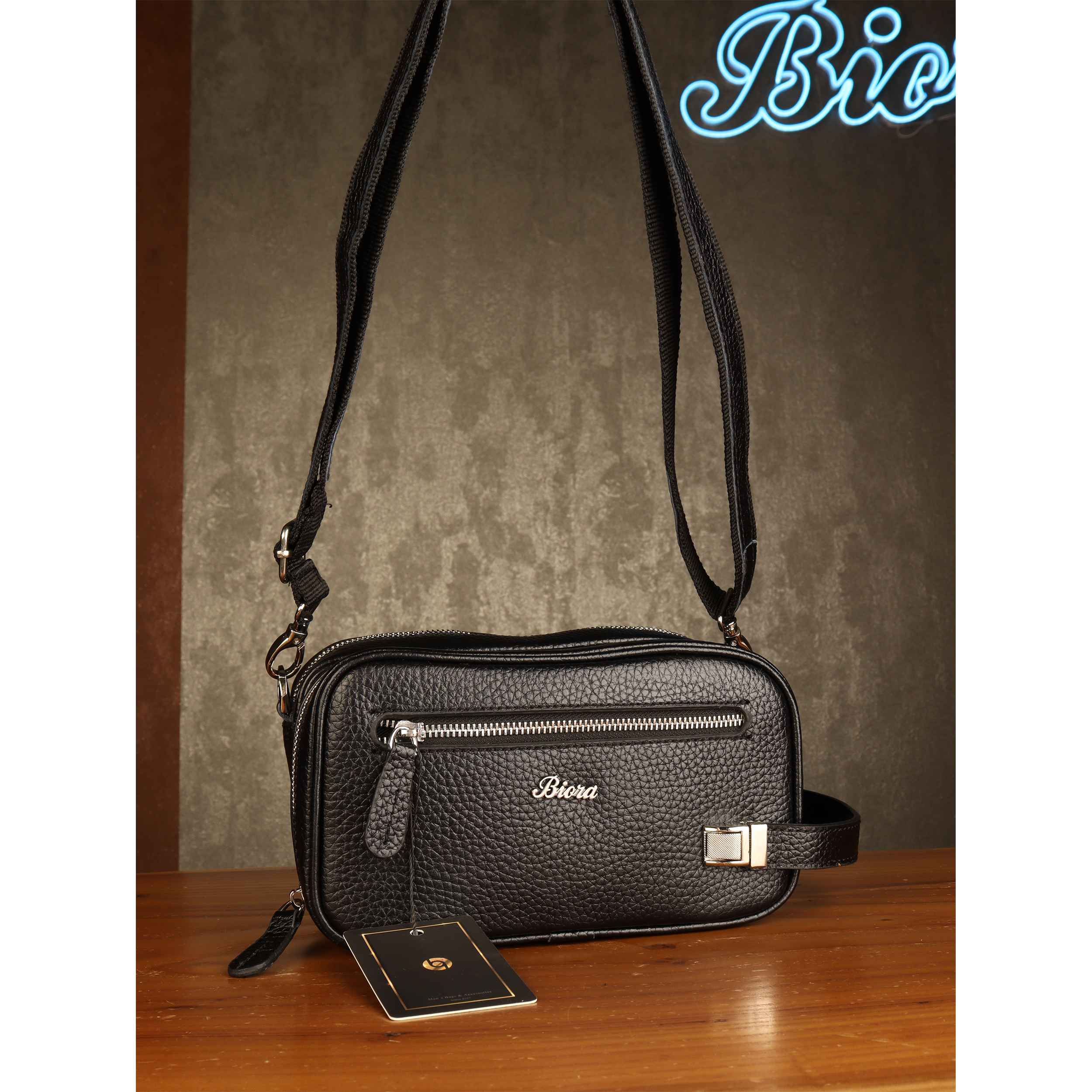 کیف دستی مردانه بیورا مدل shz071