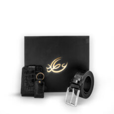 ست هدیه مردانه چرم عطارد مدل چرم طبیعی کد A91