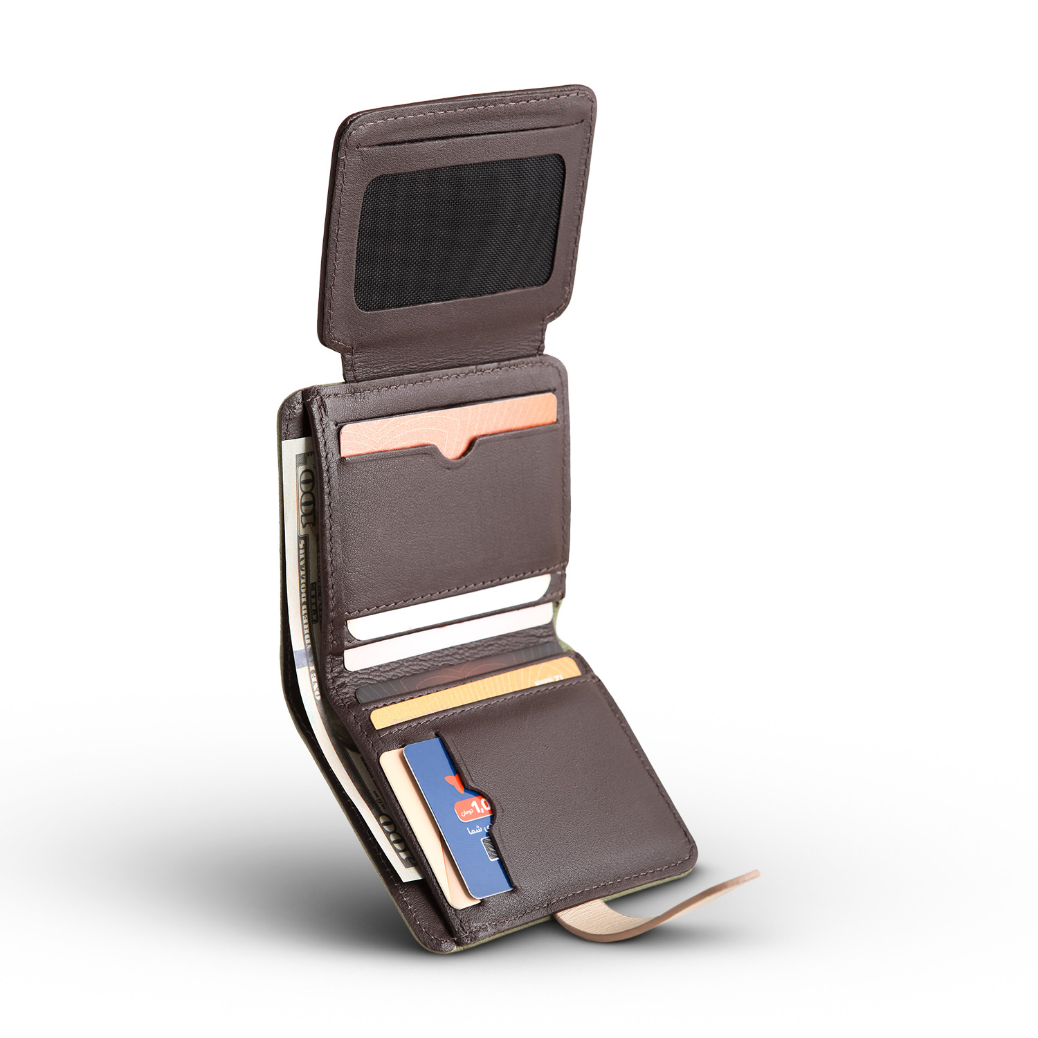 کیف پول چرم یلسان مدل مارتین کد 212-MC