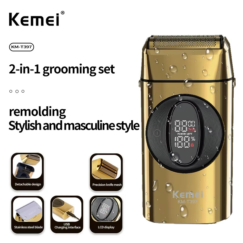 ماشین اصلاح موی صورت شارژی کیمی مدل KM-T397