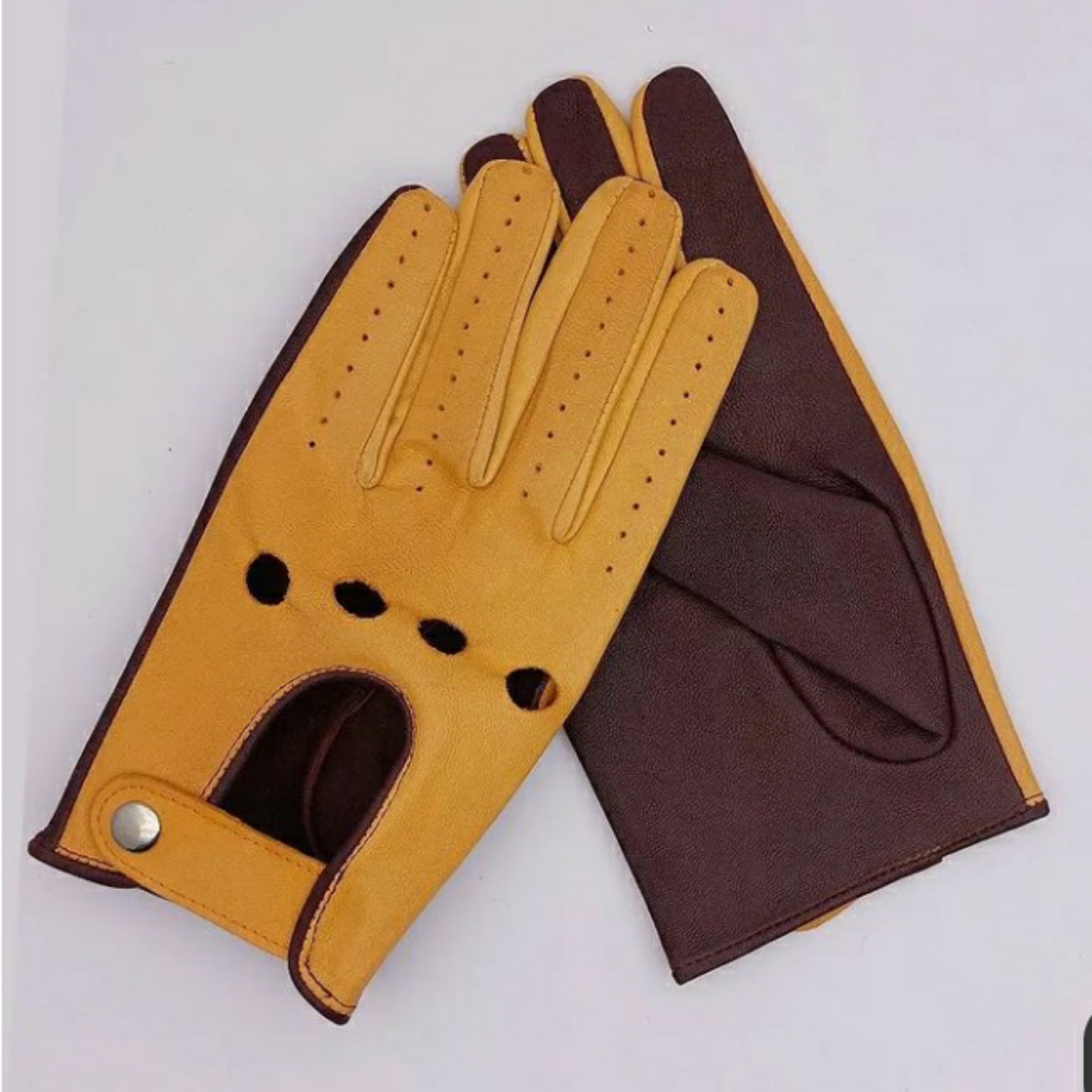 دستکش مردانه پاتن چرم آفتاب مدل DM 408