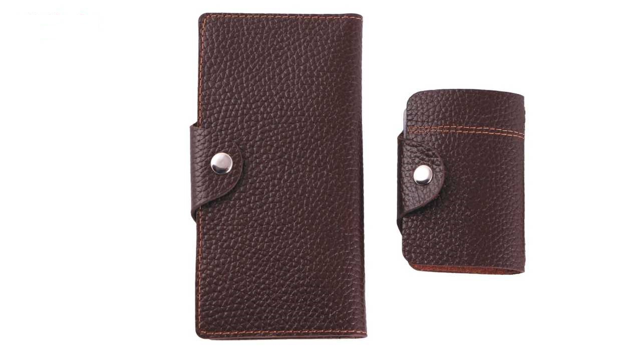 ست هدیه چرم ما مدل دکمه دار