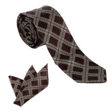 ست کراوات و دستمال جیب مردانه مدل نیوفشن کد 111