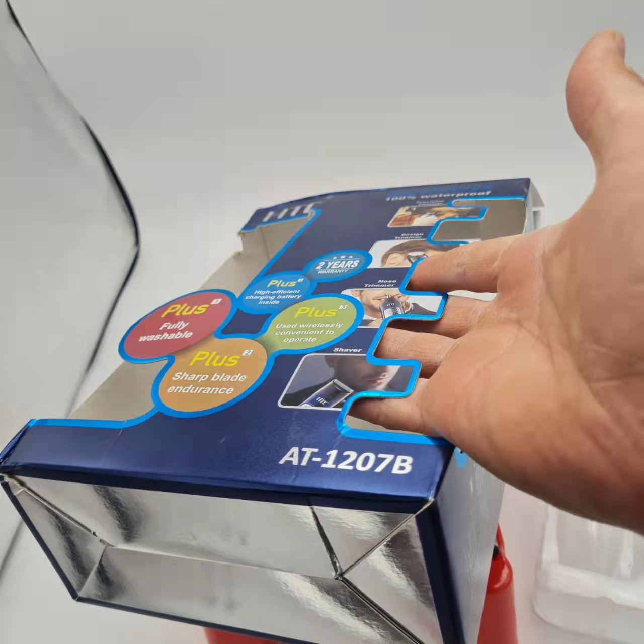 ماشین اصلاح موی سر و صورت اچ تی سی مدل AT-1207B