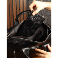 کیف اداری مردانه بیورا مدل چرم طبیعی کد eez42