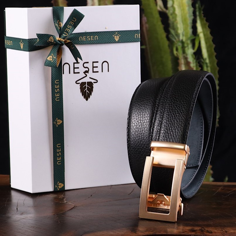 کمربند مردانه نسن مدل چرم طبیعی ریلی