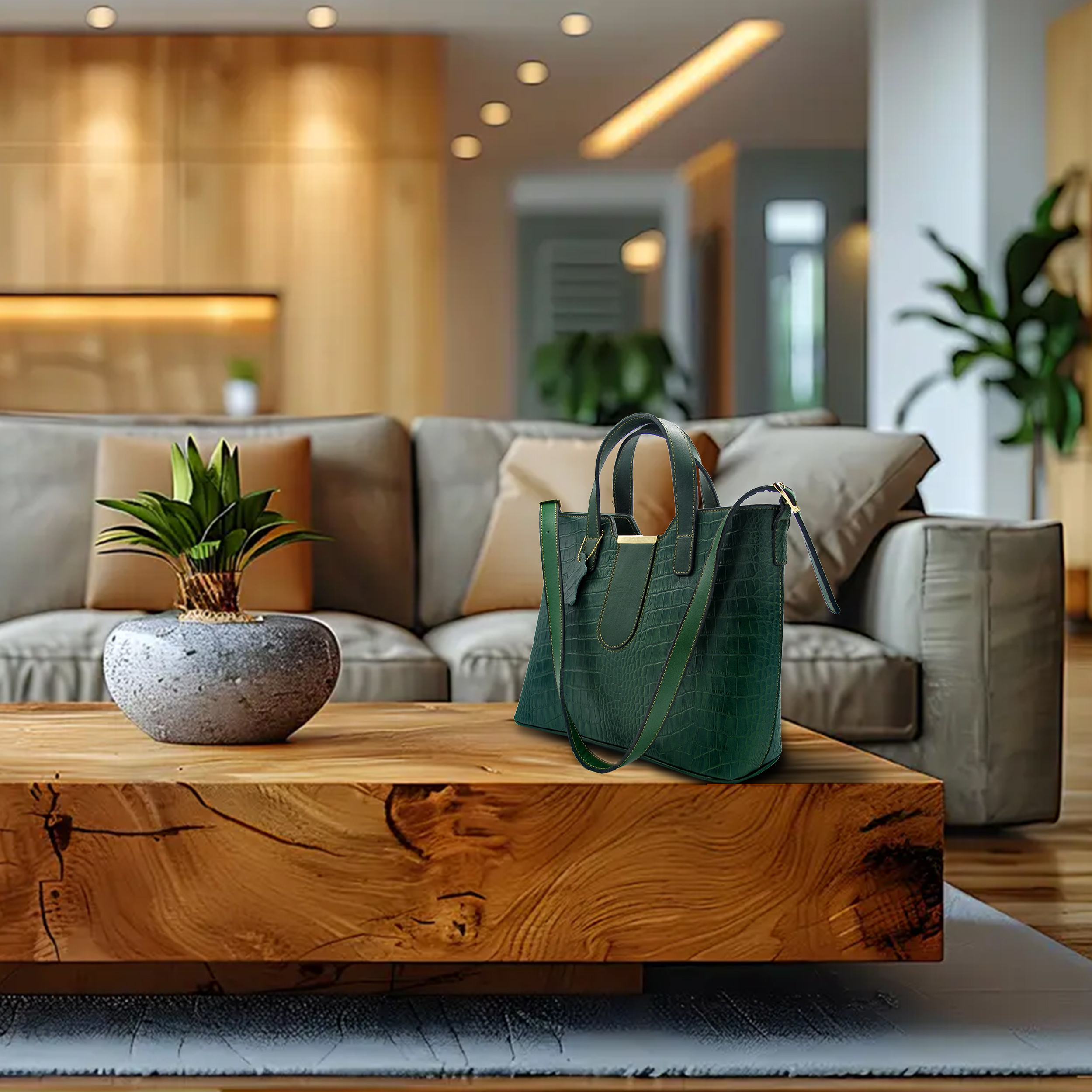 کیف دوشی زنانه مدل چرم طبیعی کد FTH151C