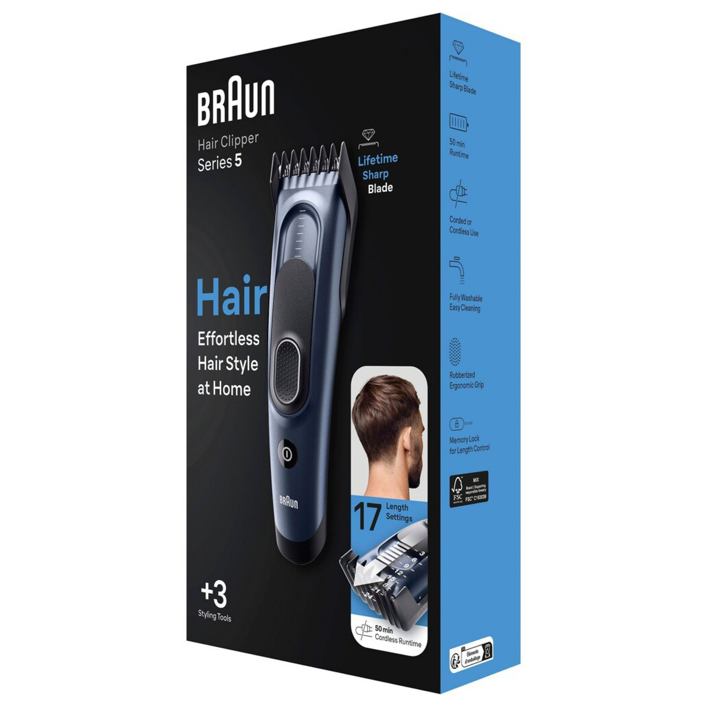 ماشین اصلاح موی سر و صورت شارژی براون مدل HC5350