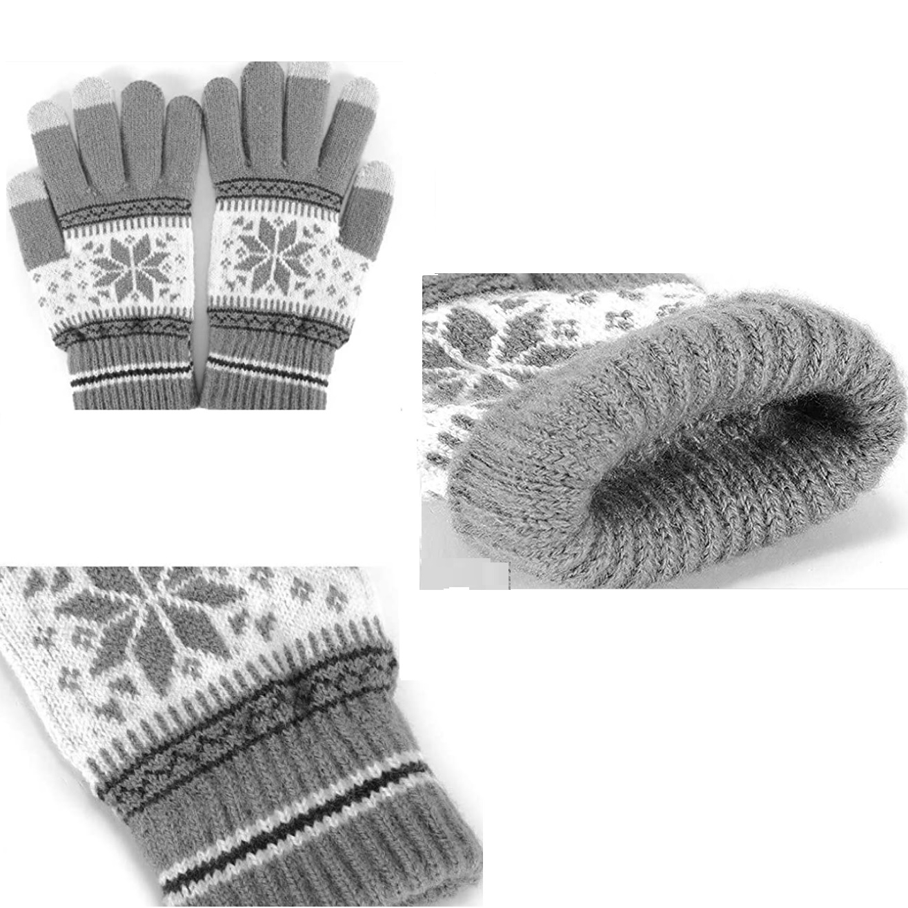 دستکش بافتنی مدل مونیژا