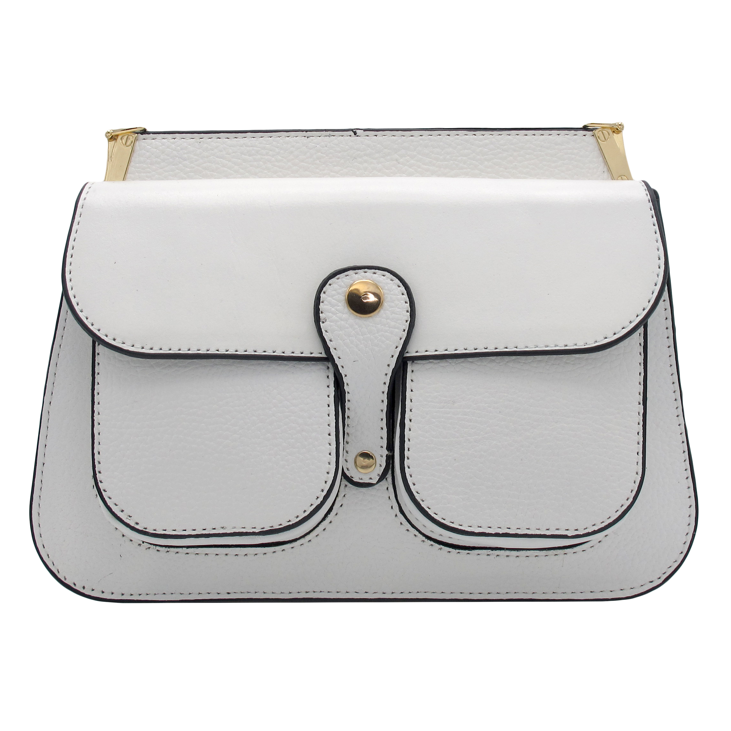 کیف دوشی زنانه مدل چرم طبیعی کد FTH116F