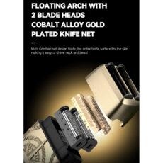 ماشین اصلاح موی سر و صورت شارژی کیمی مدل KM-8558 3in1 مجموعه 3 عددی