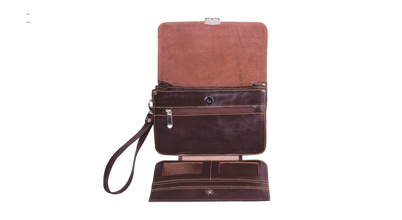 کیف دستی مردانه چرم بارز مدل DG1