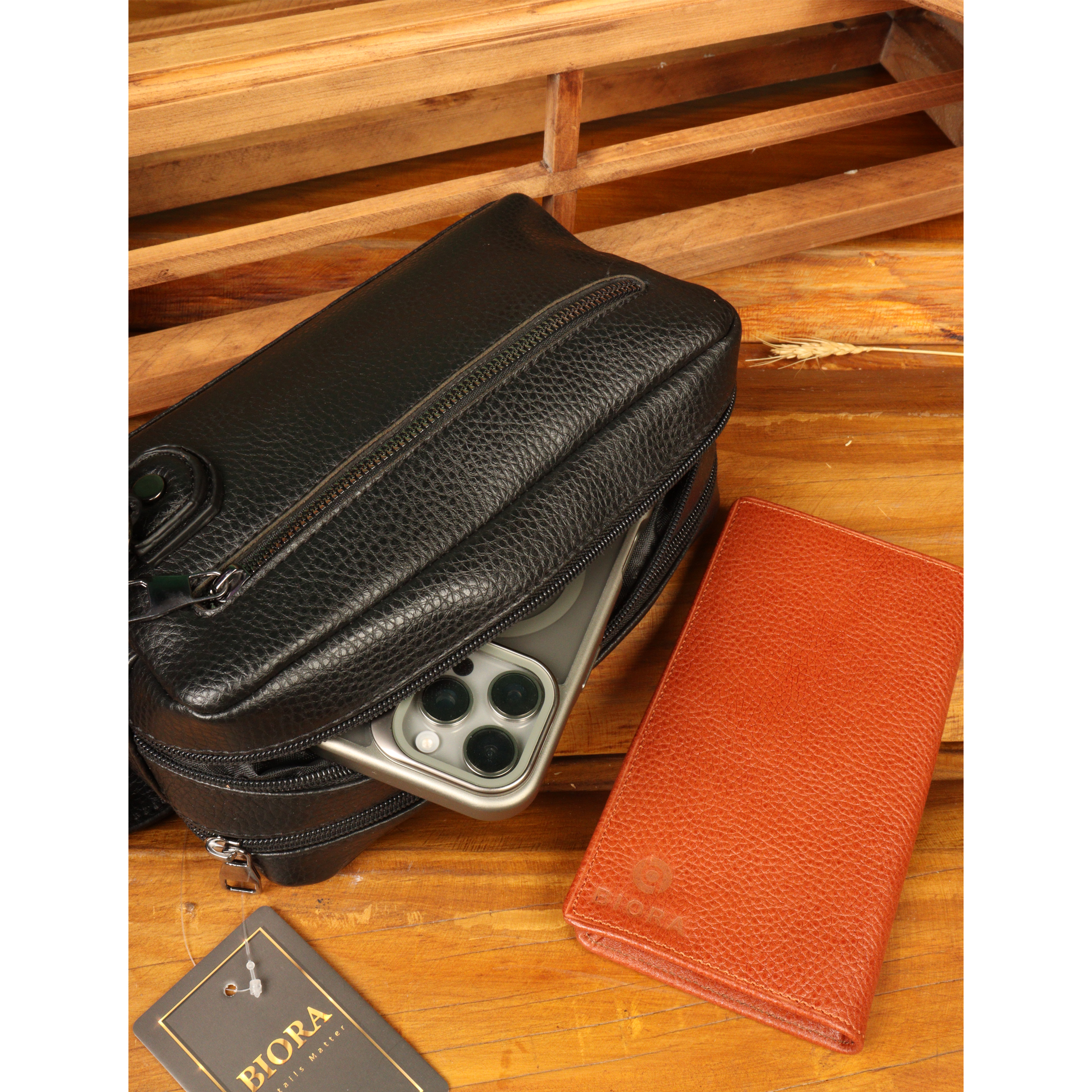 کیف دستی مردانه بیورا مدل shz02