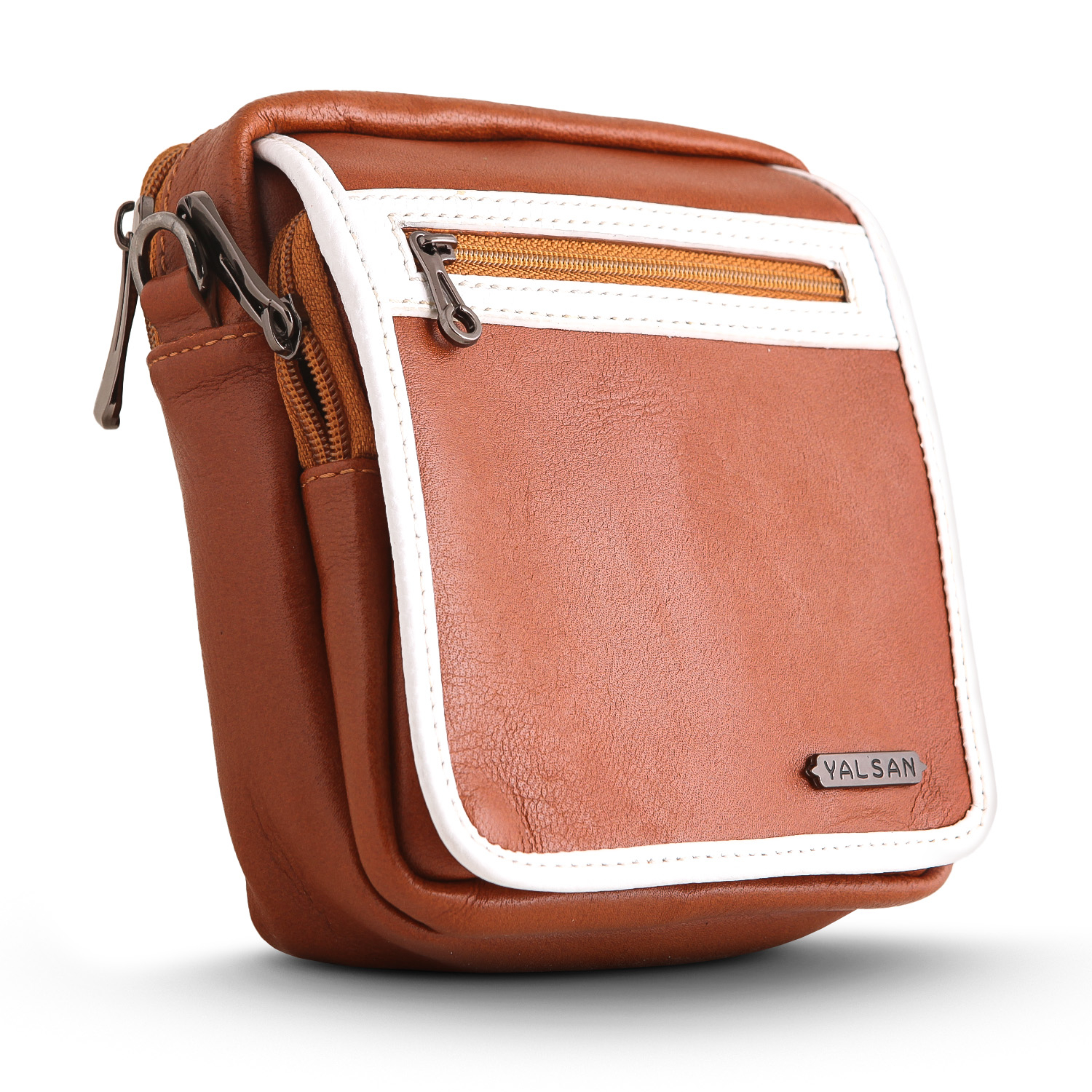 کیف رودوشی مردانه چرم یلسان مدل رهی کد 009-kchk-GF-02