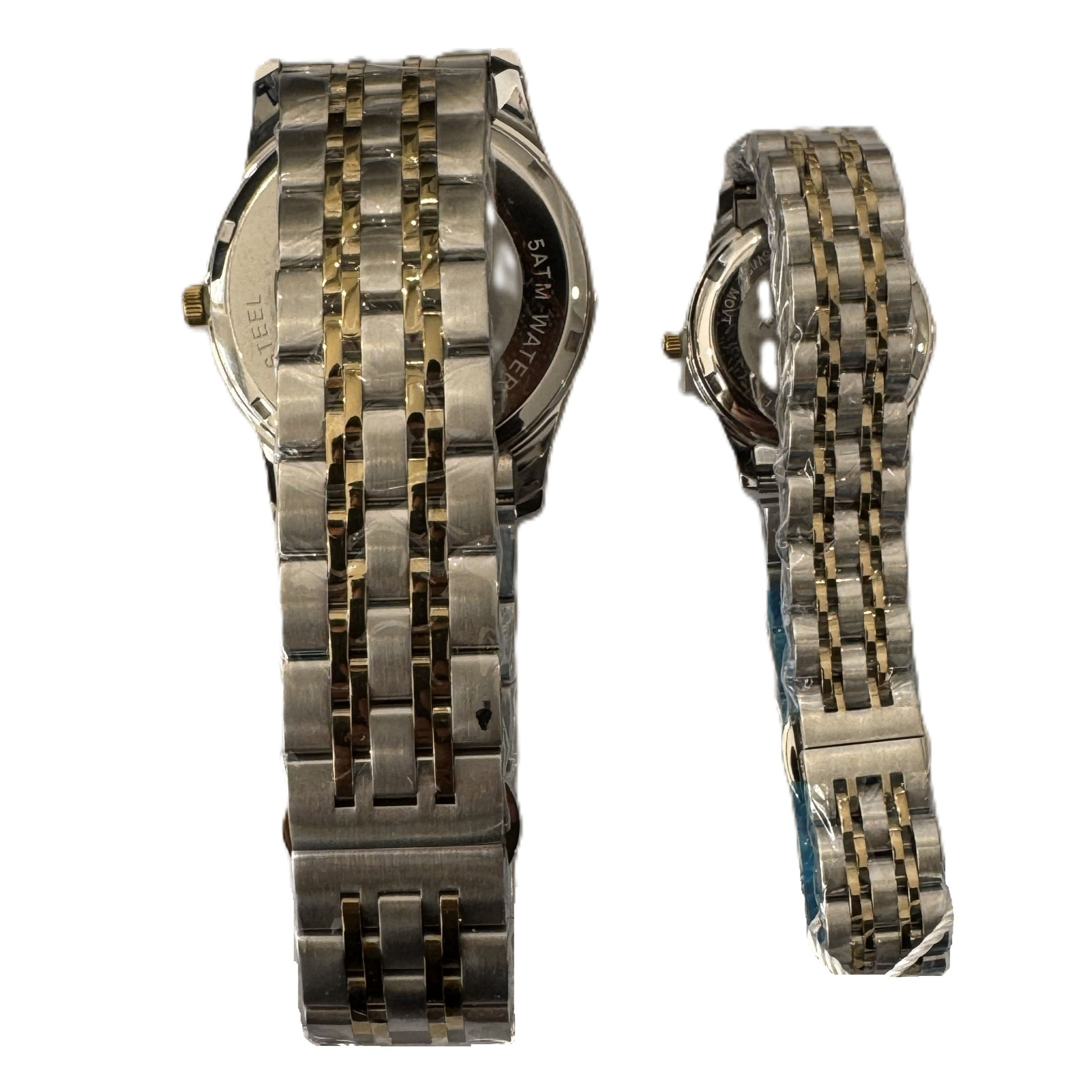 ست ساعت مچی عقربهای کوارتز زنانه و مردانه سوئیس آرت مدل ANT172-173SG1513