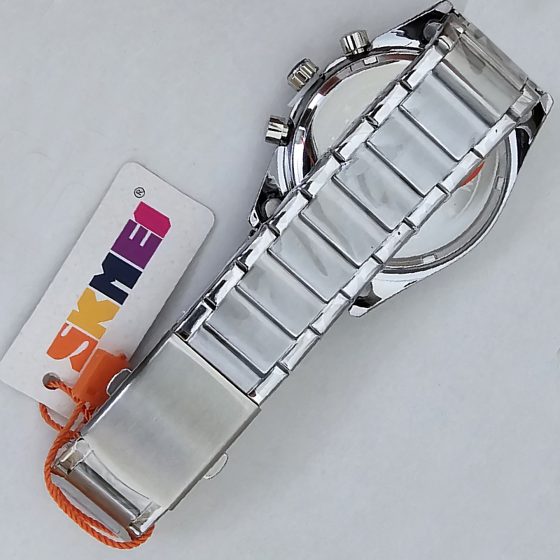 ساعت مچی عقربه‌ای مردانه کوارتز اسکمی مدل 9096BK به همراه دستبند